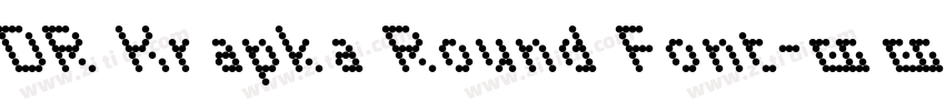 DR Krapka Round Font字体转换